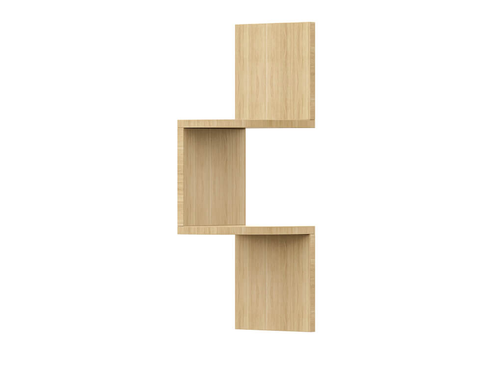 Zig Zag Corner Shelves